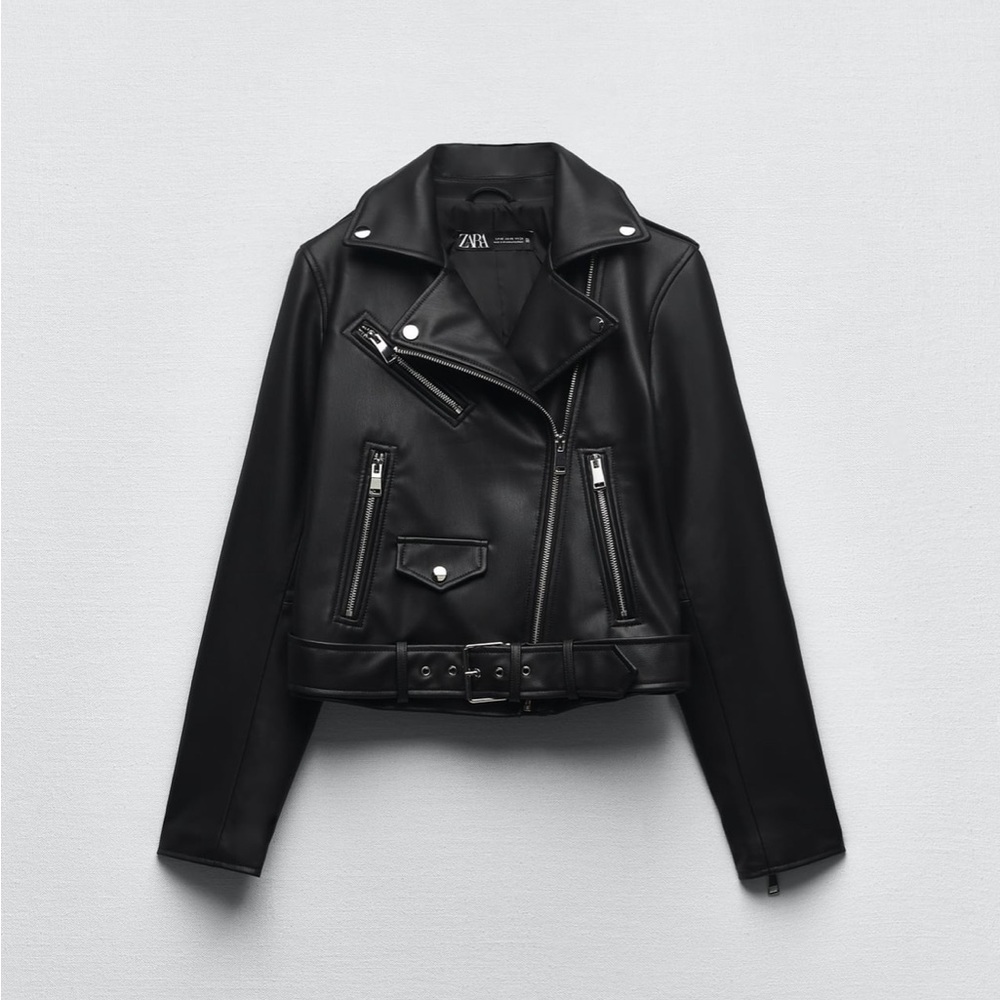 Faux Leather Jacket
